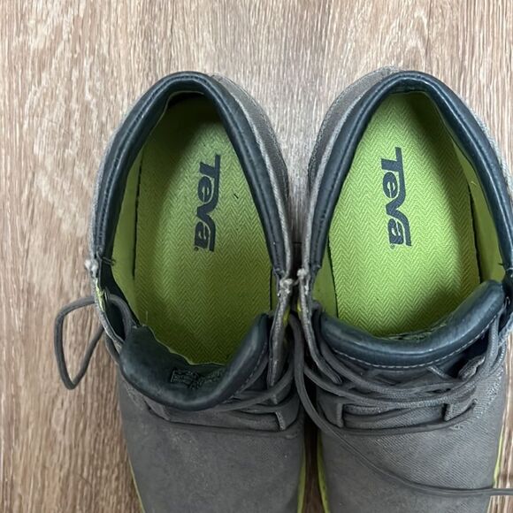 Teva Durban Waxed Boots Gray Green Lace Up - Picture 10 of 10